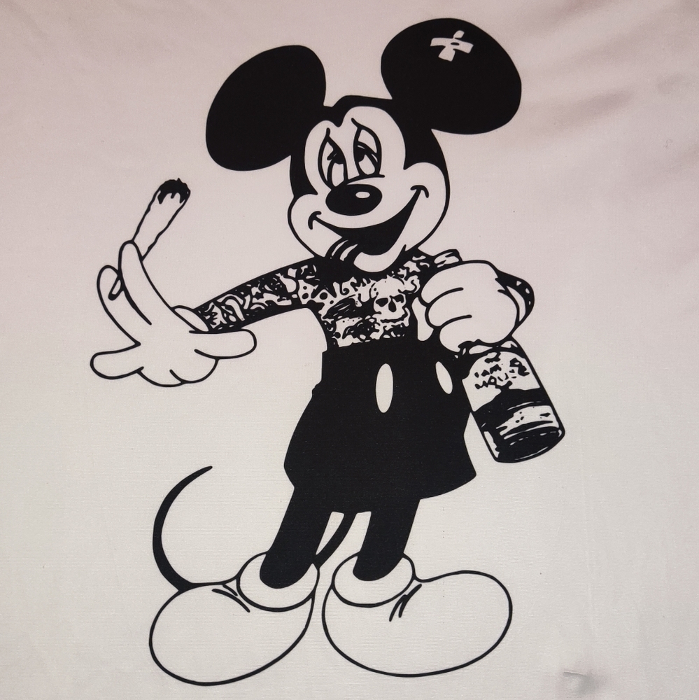 Custom Made T-shirt Ghetto Mickie Mouse